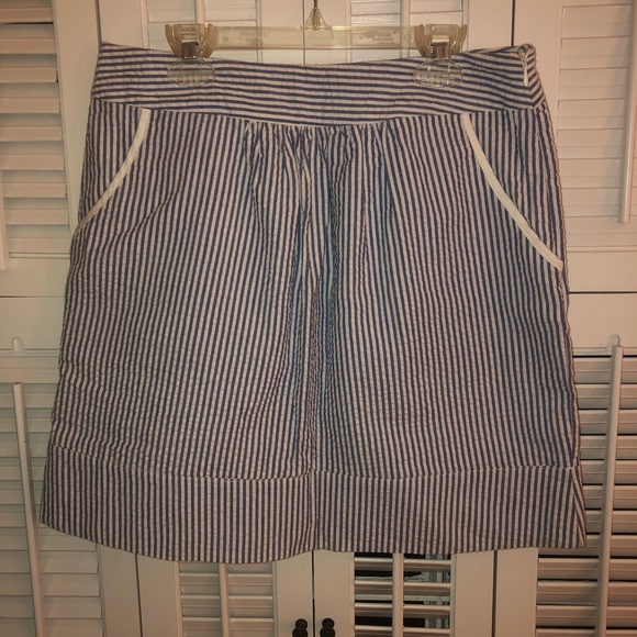 Seersucker Skirt - Picture 1 of 2